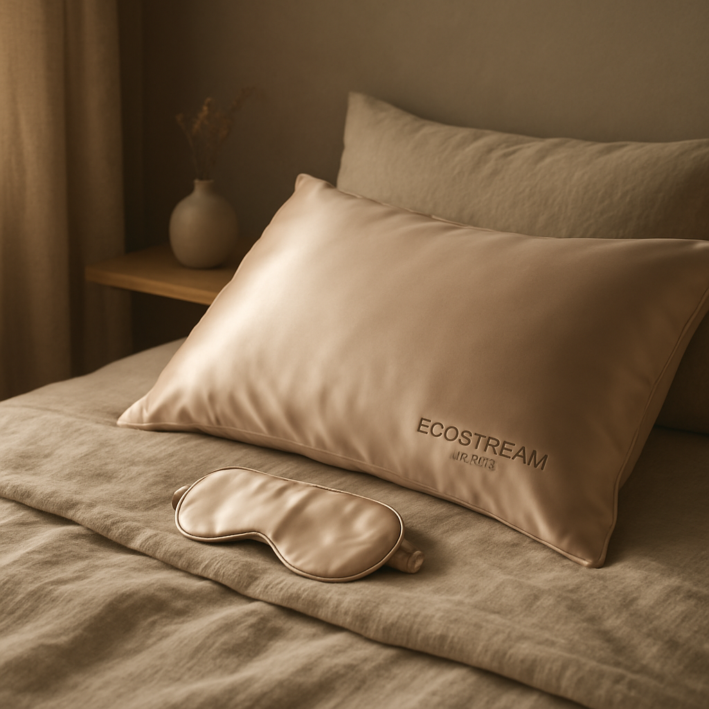 Silk Pillowcase and Mask Set
